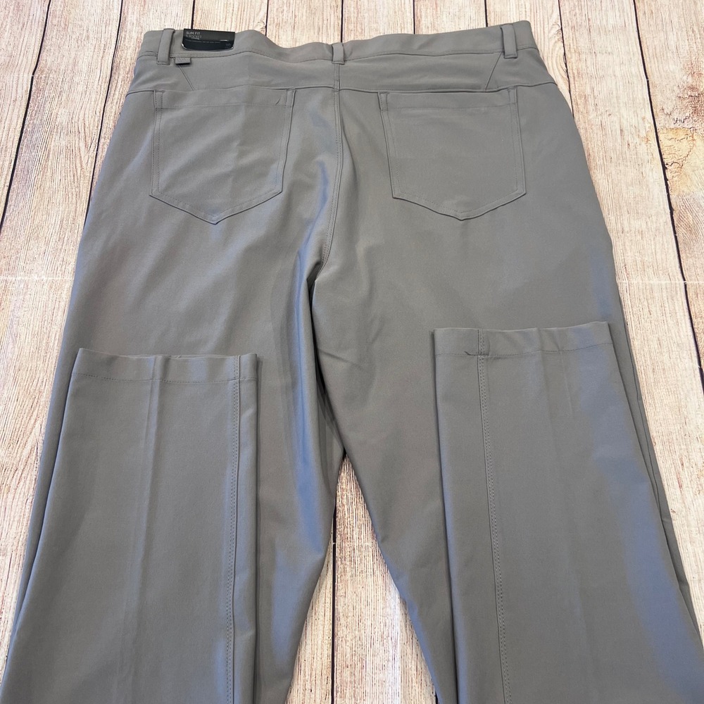 VRST Golf Mens 5 Pocket Slim Tech Pants Silver Shadow 36x34 MVG25004 Grey NWT - Picture 8 of 8